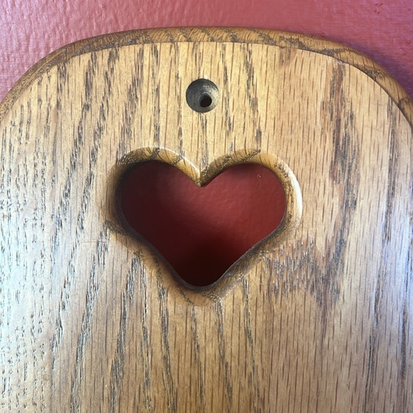 Like new solid oak organizer - Picture 6 of 13